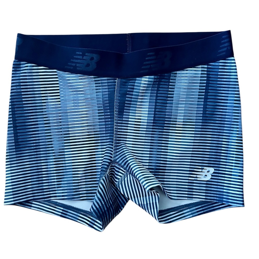 EUC Women’s New Balance Blue Spandex Shorts (Sz S)